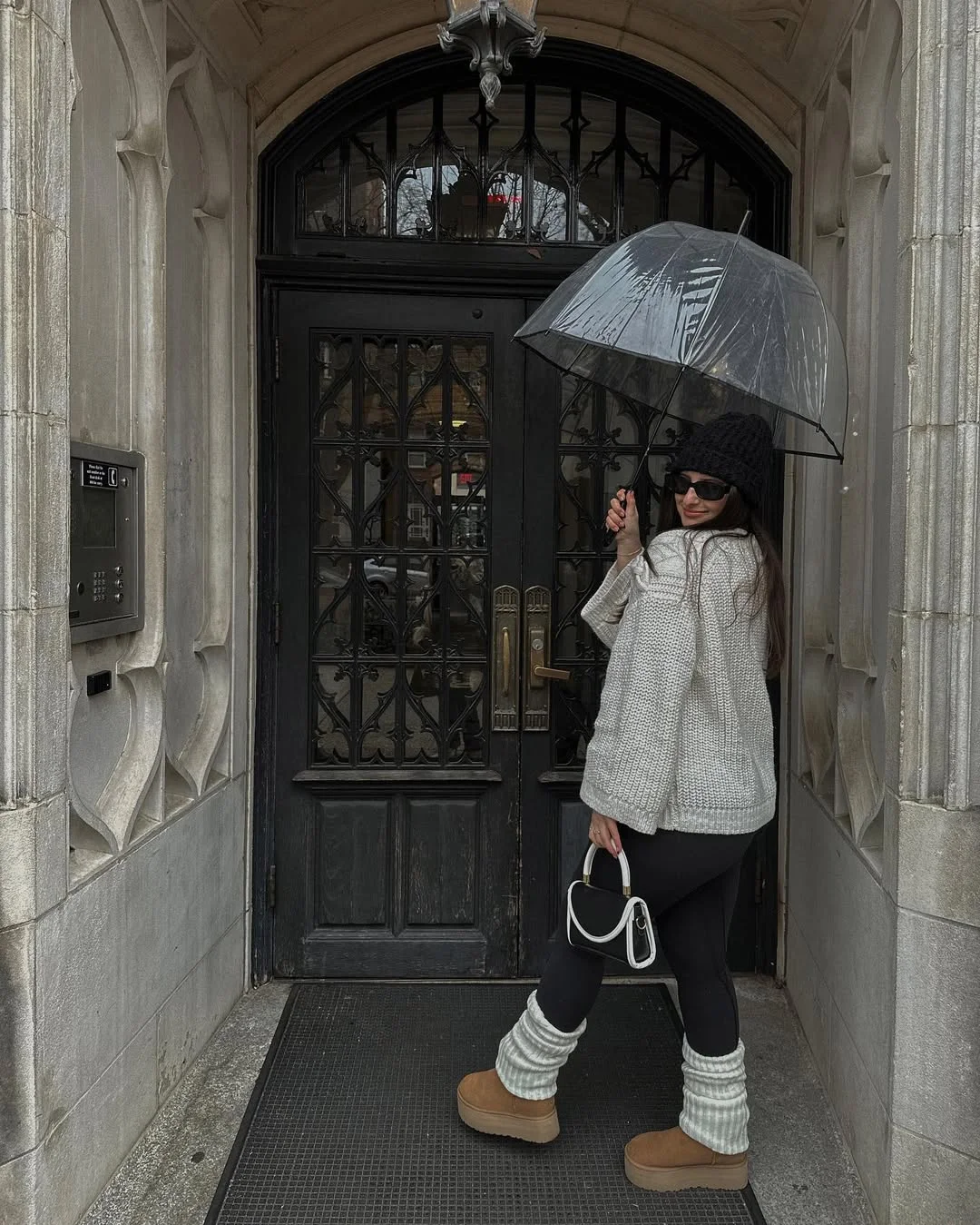 cozy chic fall outfits for 2026 Rainy Day Knitwear with Cozy Weekend Energy