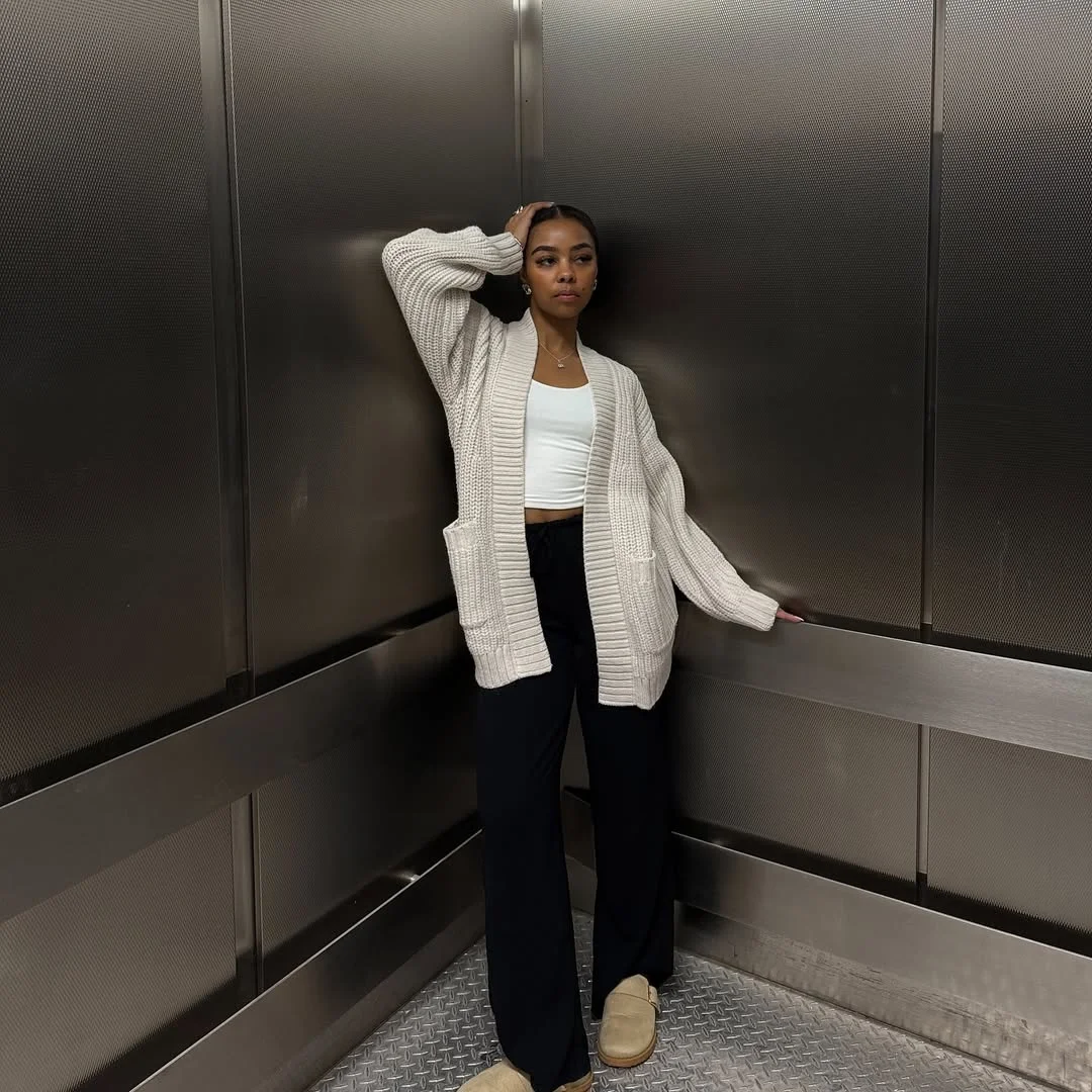 cozy chic fall outfits for 2026 Relaxed Knit Layers for Everyday Comfort