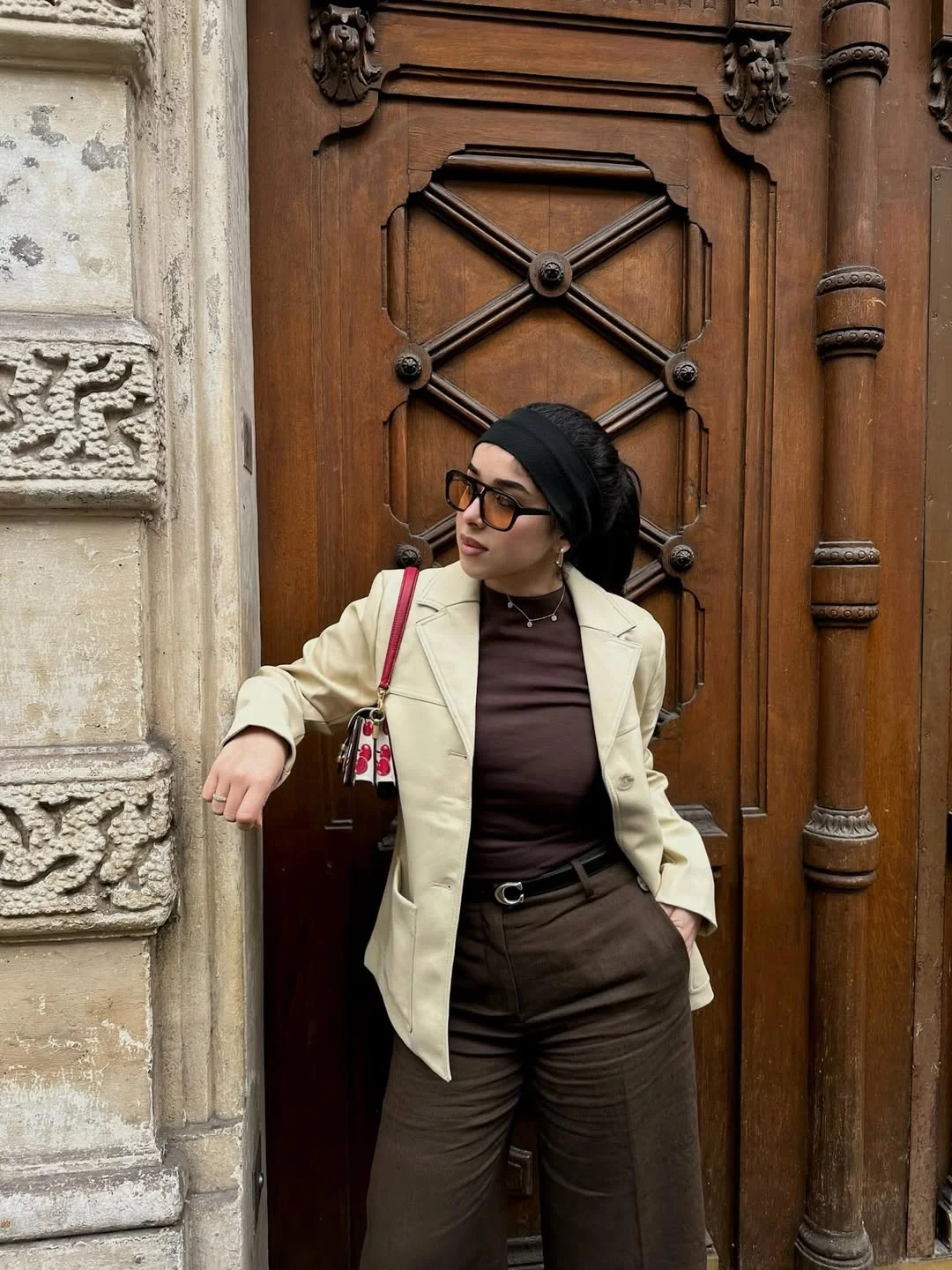 cozy chic fall outfits for 2026 Tailored Neutrals with a Touch of Vintage Charm
