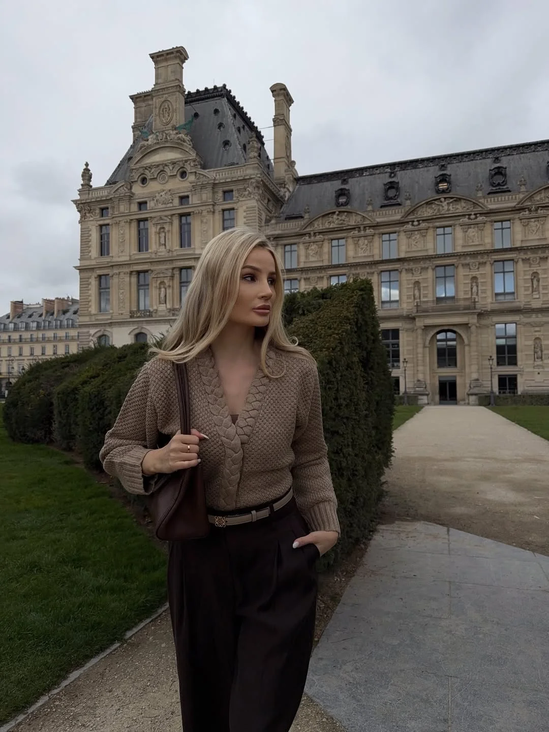 cozy chic fall outfits for 2026 Soft Knit Layers with Parisian Charm