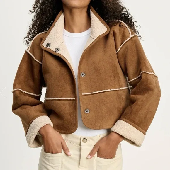 cozy chic fall outfits for 2026 Modern Shearling Layers for Crisp Autumn Days