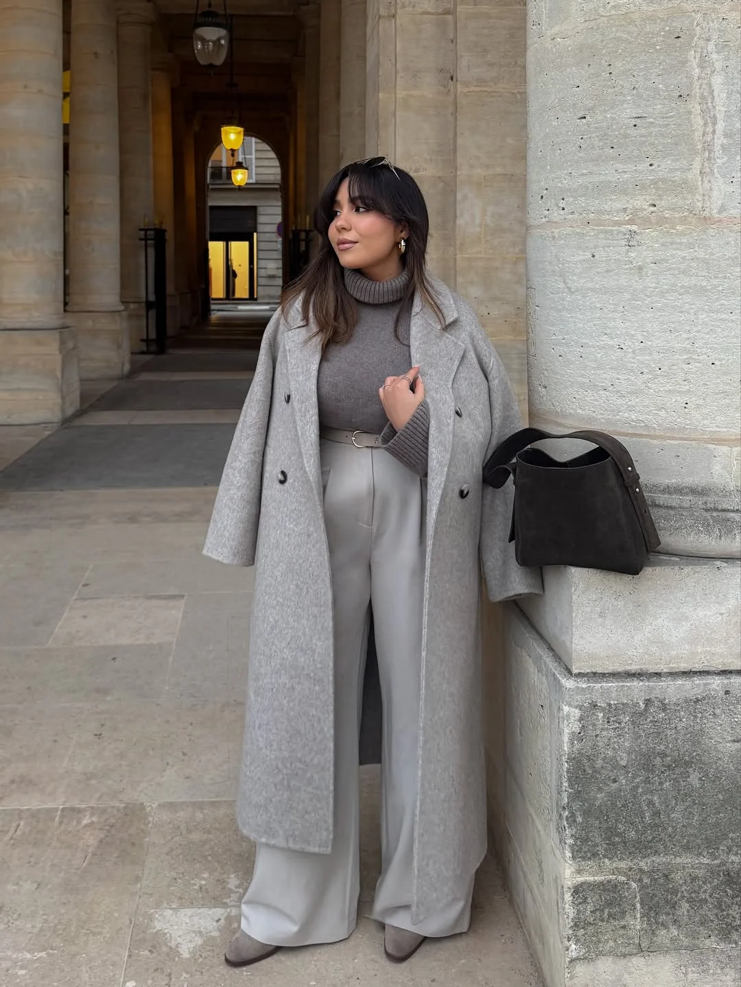 cozy chic fall outfits for 2026 Elegant Gray Layers That Feel Quietly Luxurious