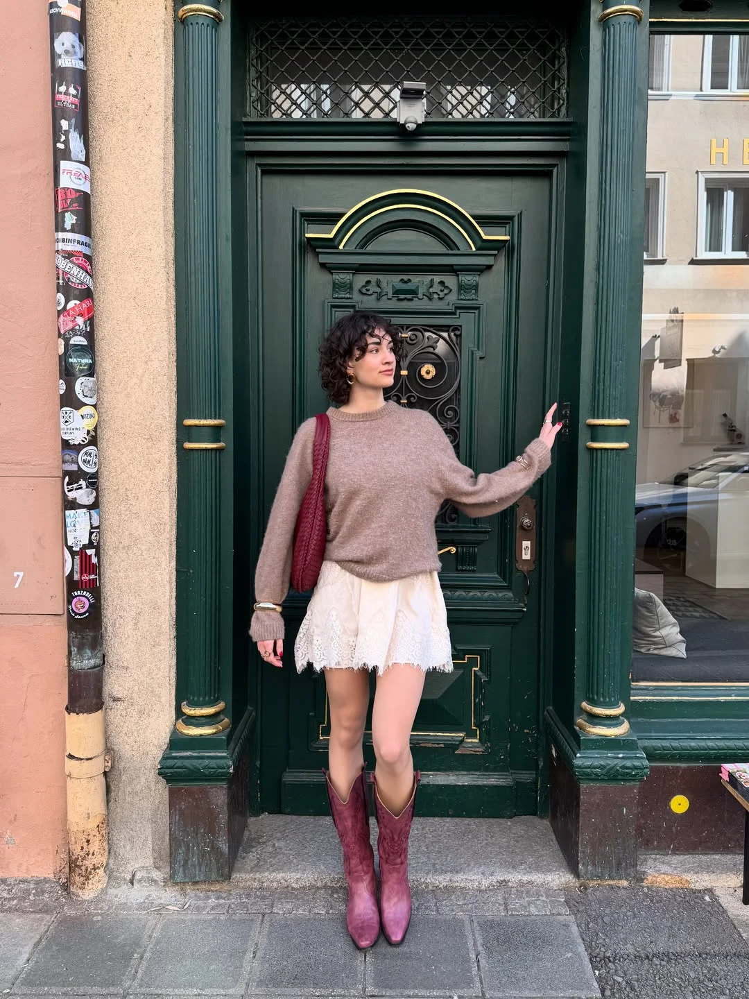 Early fall outfits ideas 2026 Romantic Mini Dresses and Western Boots Feel Surprisingly Fresh Again