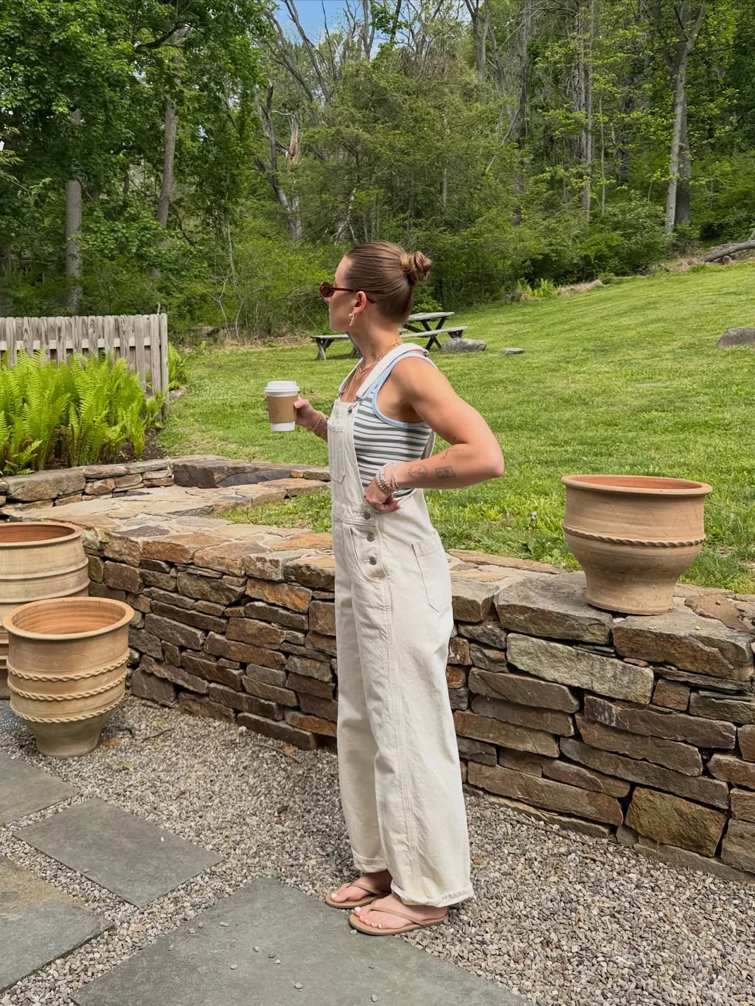 Early summer outfits 2026 Soft Utility Overalls For Slow Weekend Mornings