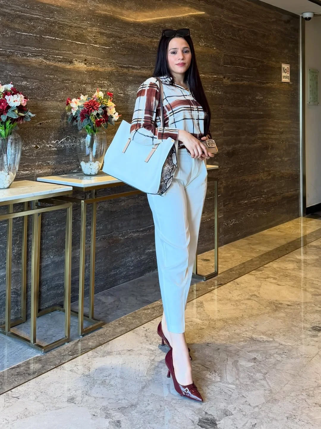 elegant fall office outfits 2026 Plaid Accents That Bring Personality to Business Style