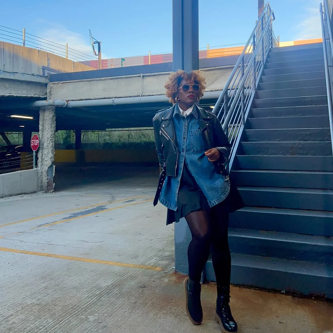 fall 2026 outfits for black women Denim Layers and Moto Jackets for Everyday City Style