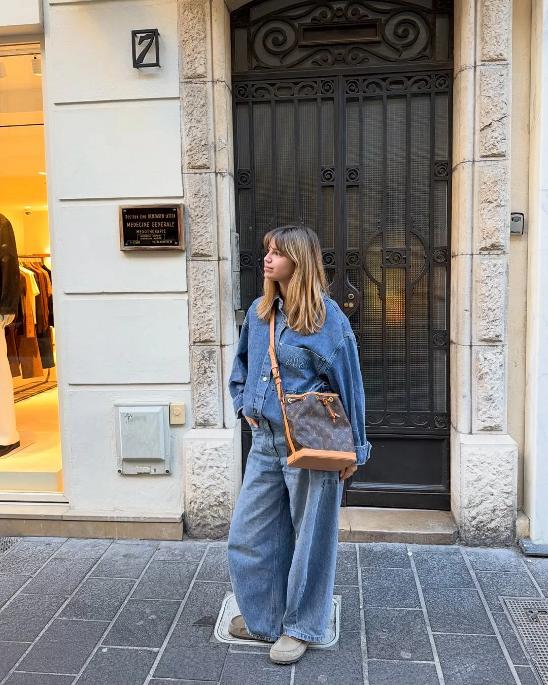 fall all denim outfits for women 2026 Relaxed Parisian Denim Layers That Feel Effortlessly Cool