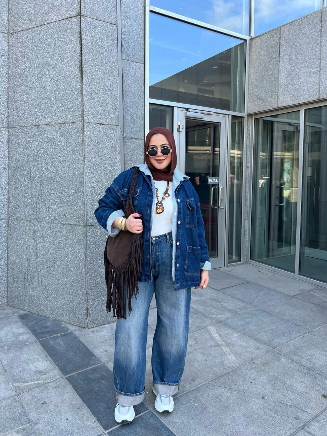 fall all denim outfits for women 2026 Oversized Denim Layers Make Casual Styling Feel Effortless