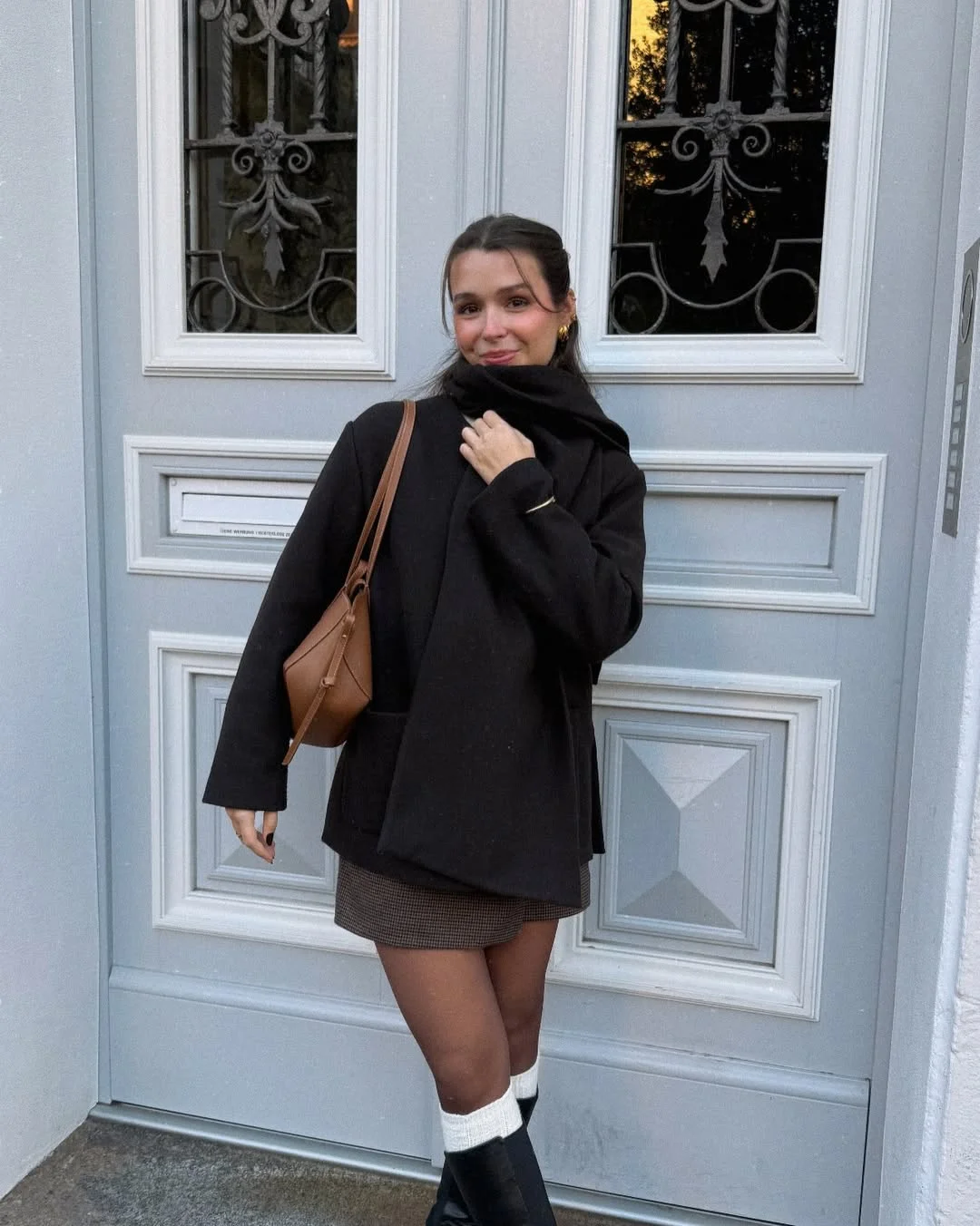 fall fashion outfits 2026 Dark Academia Layers With Modern Mini Styling