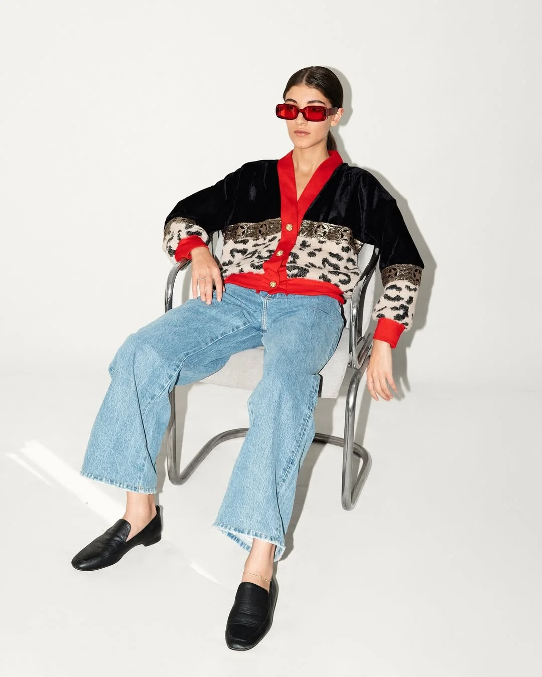 fall fashion outfits 2026 Bold Leopard Cardigans and Modern 90s Denim