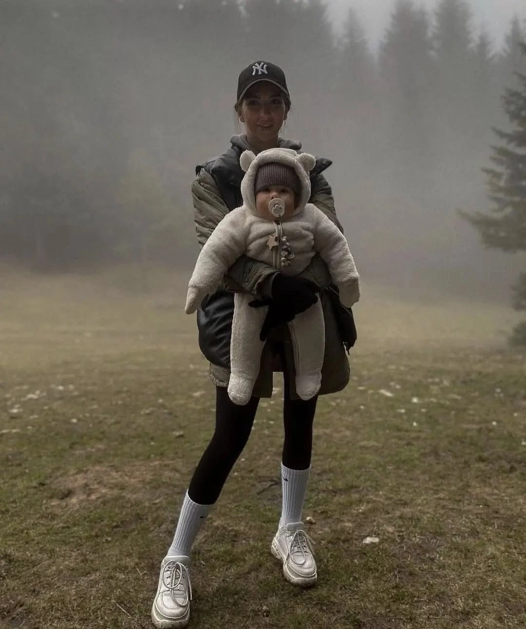 fall mom outfits 2026 Warm Layering For Misty Autumn Adventures