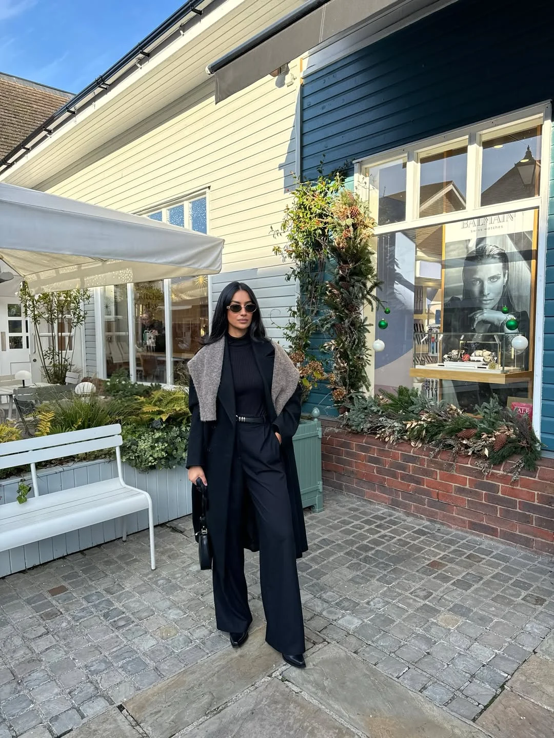 fall office outfits for women 2026 Monochrome Black Layers That Always Look Expensive