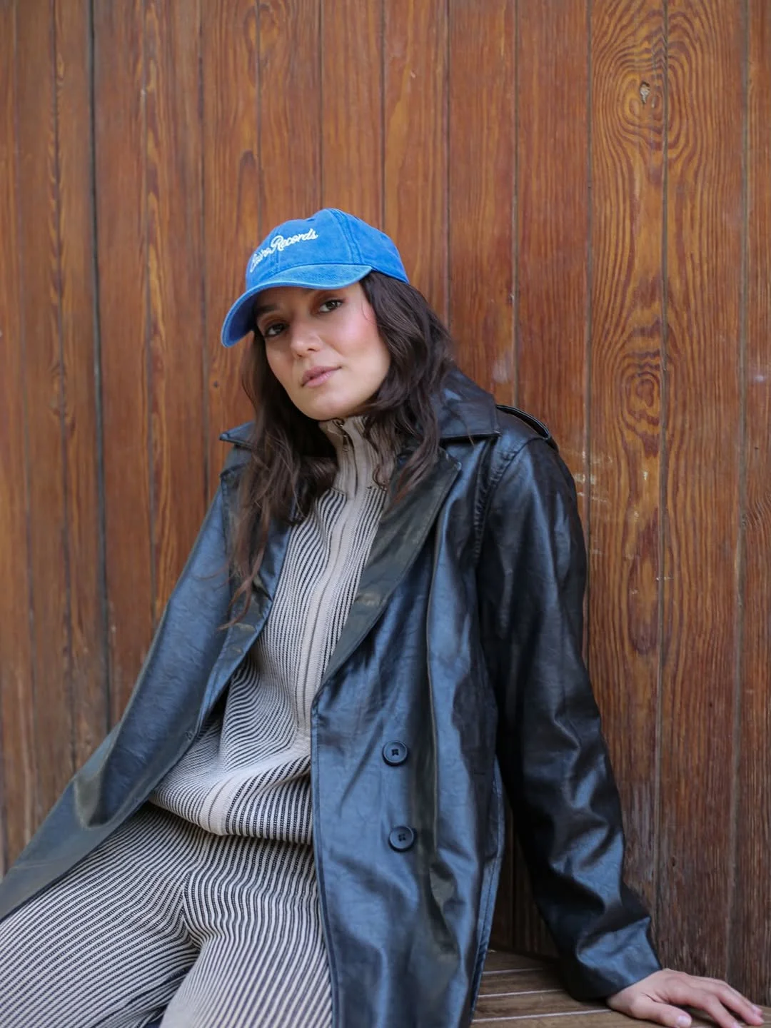 fall outfits for big busted women Minimal Knit Sets with Leather Outerwear for Relaxed Autumn Days