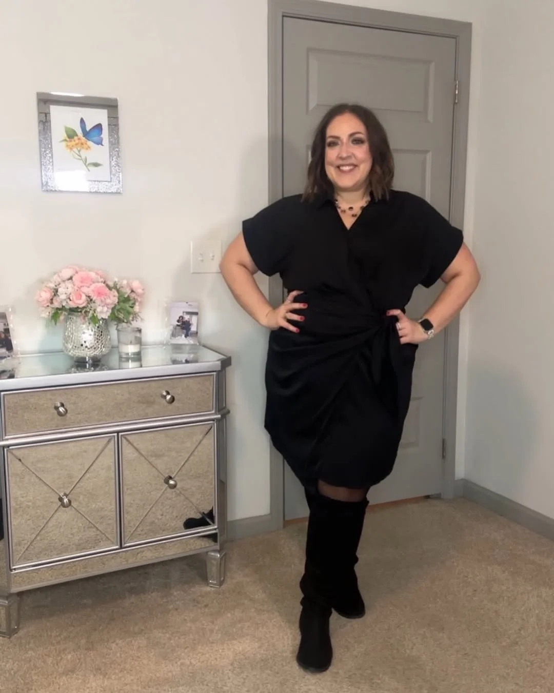 fall outfits for plus size women 2026 Elevated Black Dress That Makes Fall Evenings Feel Effortless