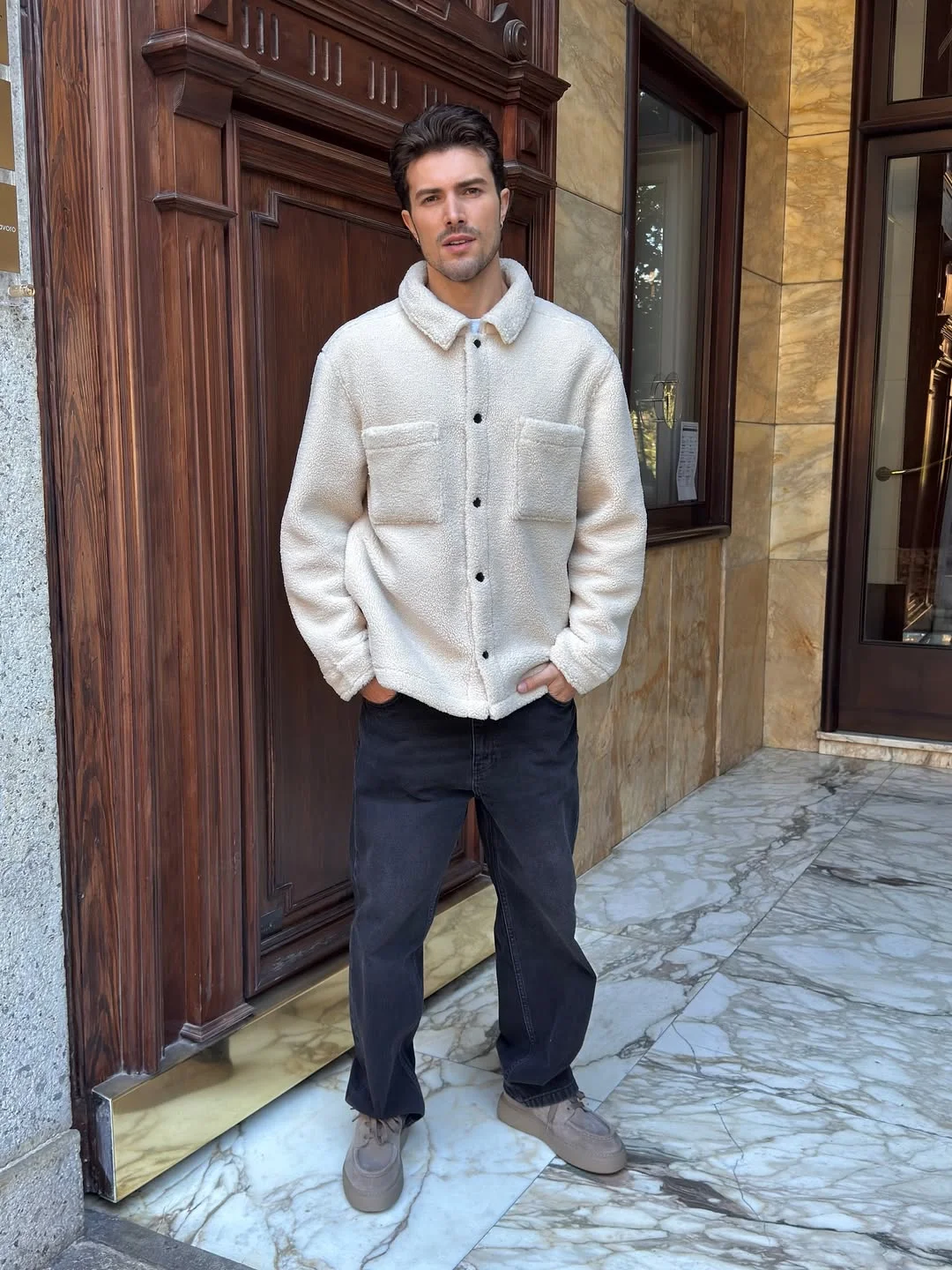 Fall outfits ideas for men 2026 Minimal Neutral Outerwear for Everyday Autumn Style