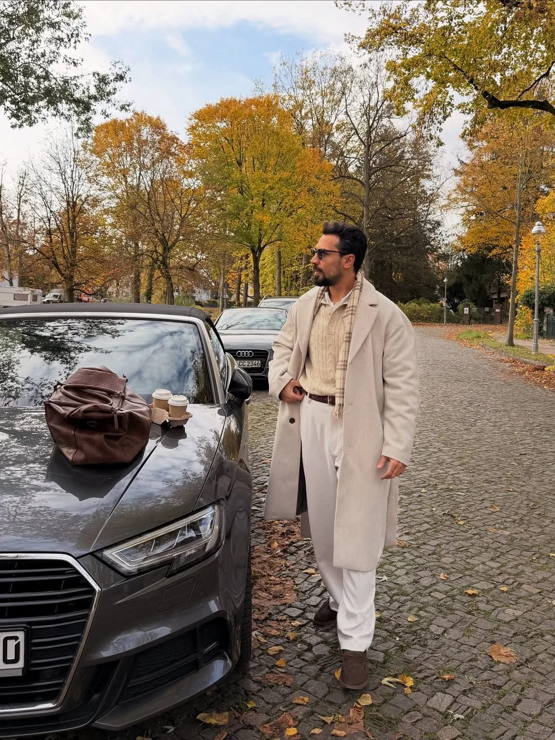 Fall outfits ideas for men 2026 Soft Cream Layers and Modern Old Money Energy