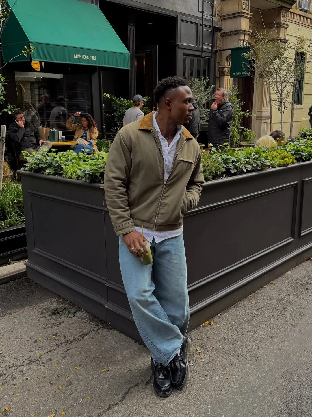 Fall outfits ideas for men 2026 Relaxed Denim and Downtown Coffee Shop Style