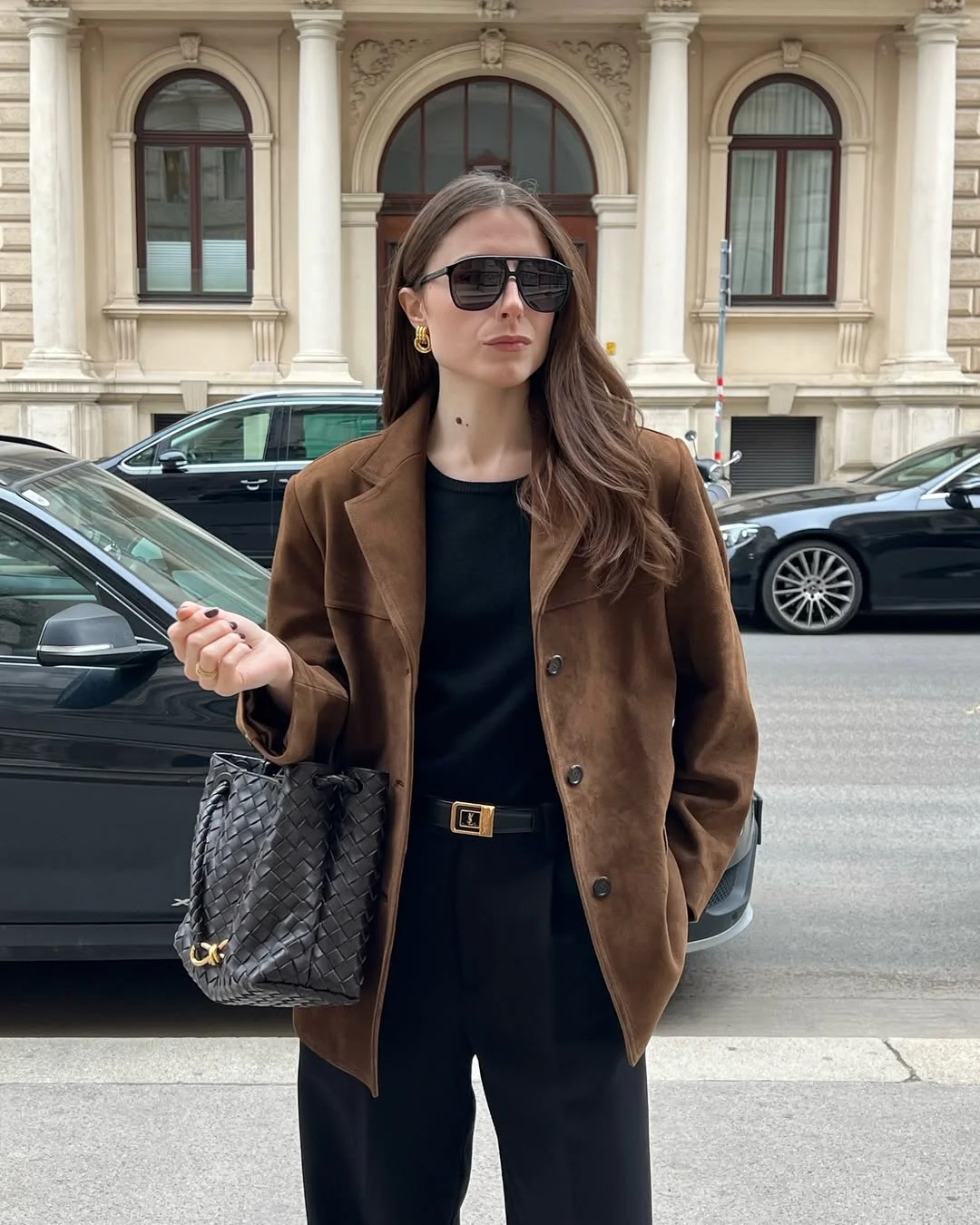 Fall outfits with blazers for women 2026 Dark Brown Tailoring That Makes Minimalism Feel Luxurious
