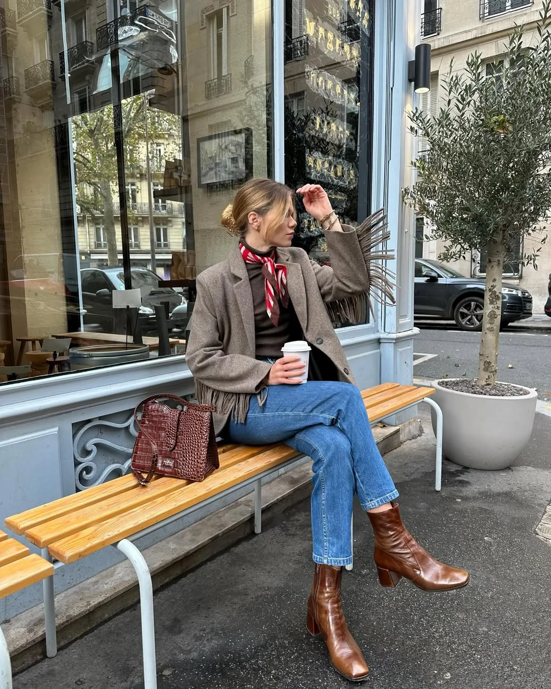 Fall outfits with blazers for women 2026 Warm Brown Blazers Styled With Parisian Autumn Details