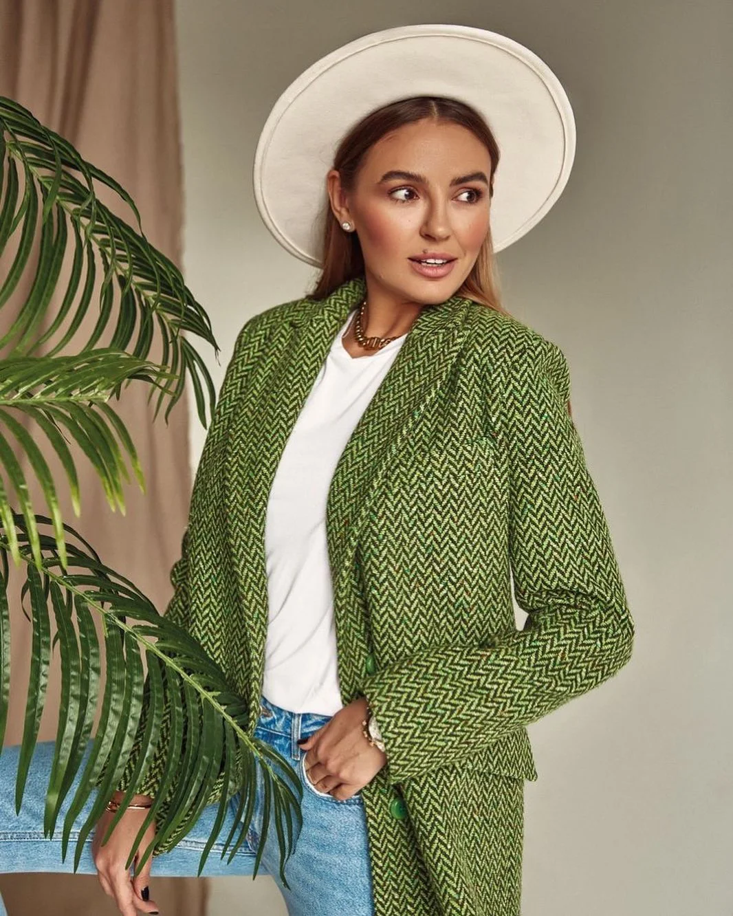 Fall outfits with blazers for women 2026 Rich Green Textures That Refresh Fall Blazer Outfits