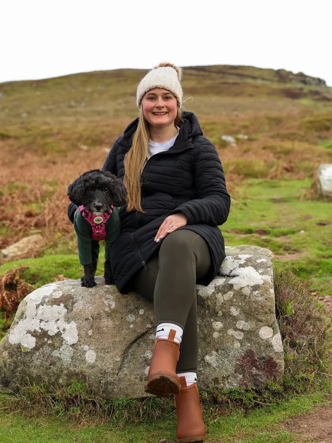 fall outfits with boots and leggings 2026 Cozy Hiking Layers with Brown Ankle Boots