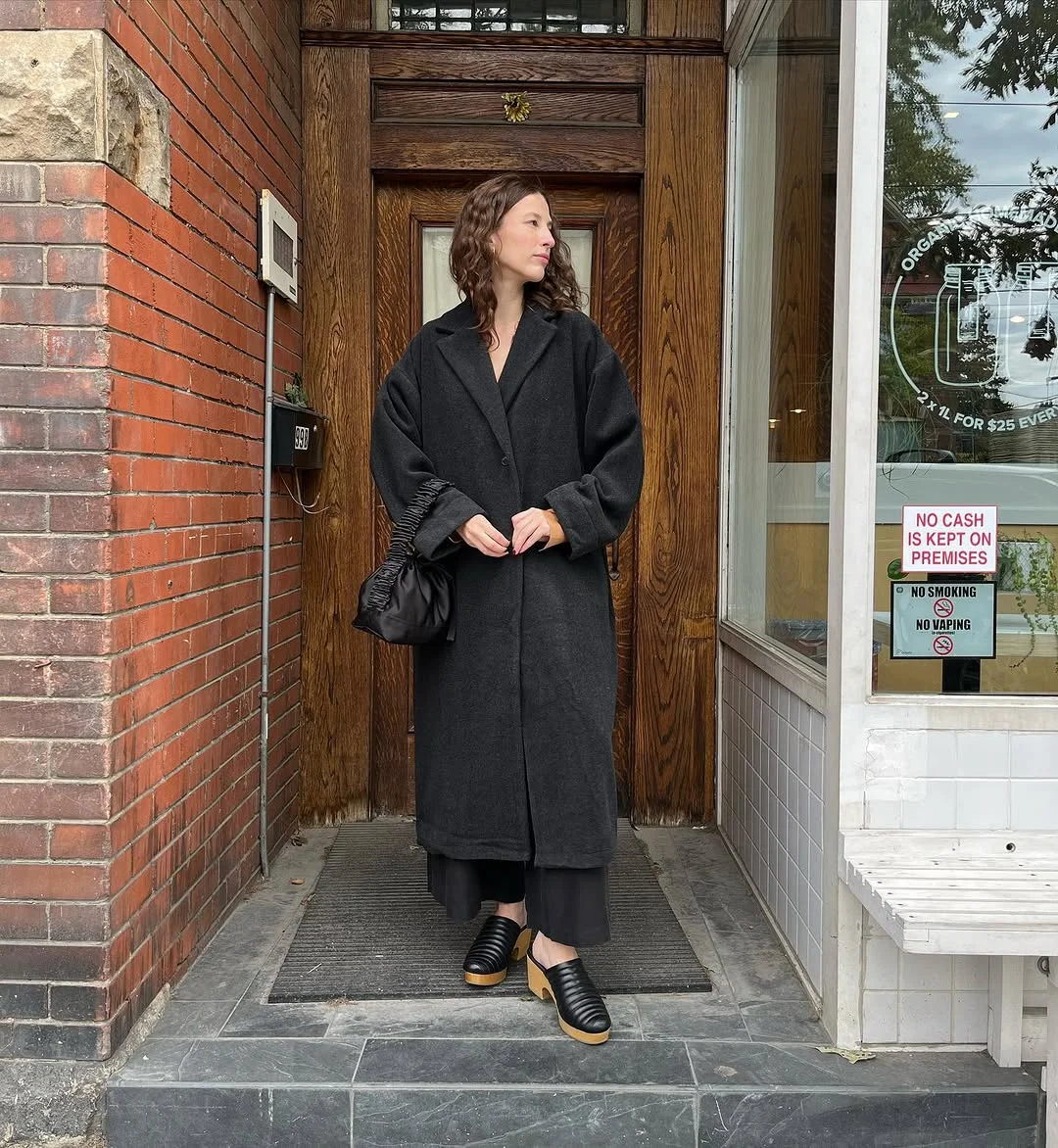 fall outfits with coat 2026 Minimal Charcoal Layers for Effortless Everyday Style