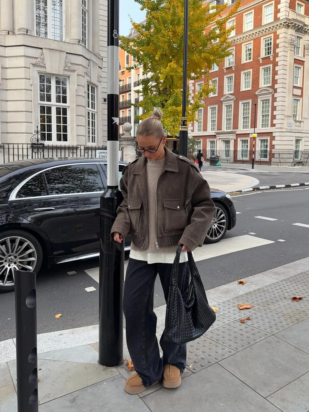 fall outfits with jacket 2026 Chocolate Brown Leather for Quiet Luxury Vibes