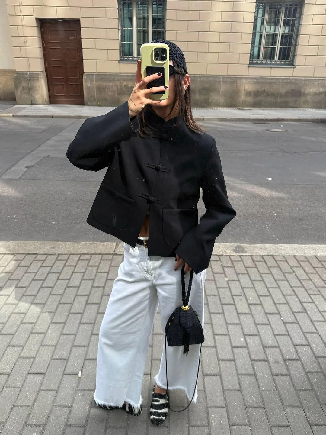 fall outfits with jacket 2026 Modern Black Tailoring with an Artistic Edge