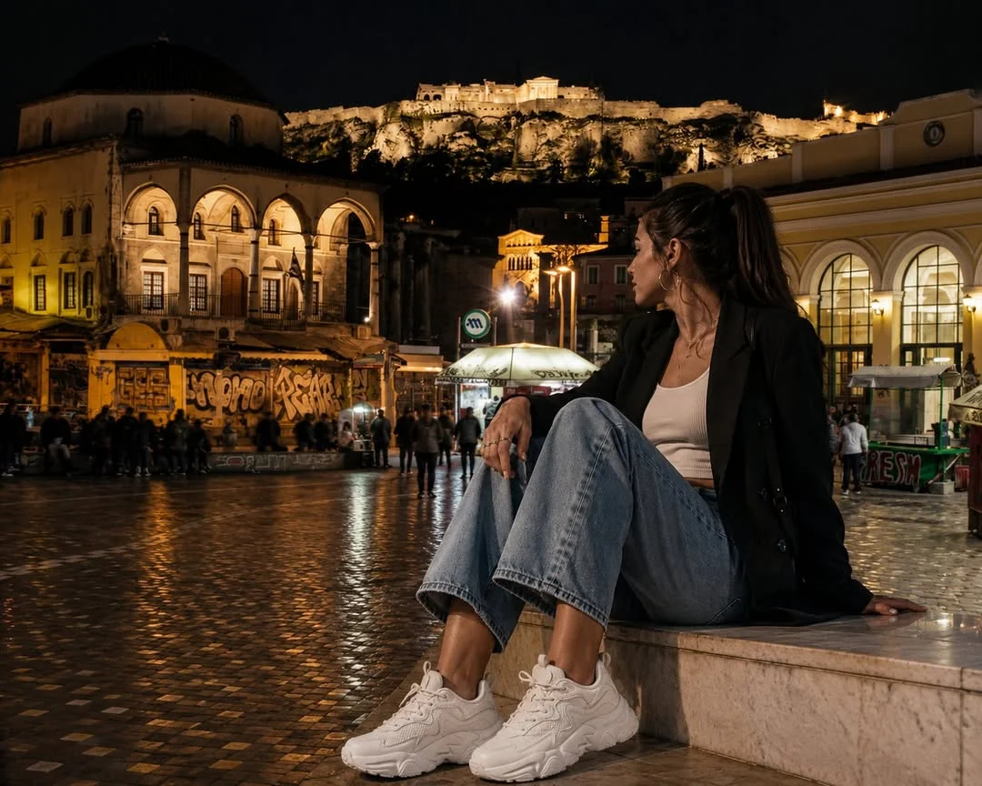 fall outfits with sneakers 2026 White Chunky Sneakers for European Evening Style