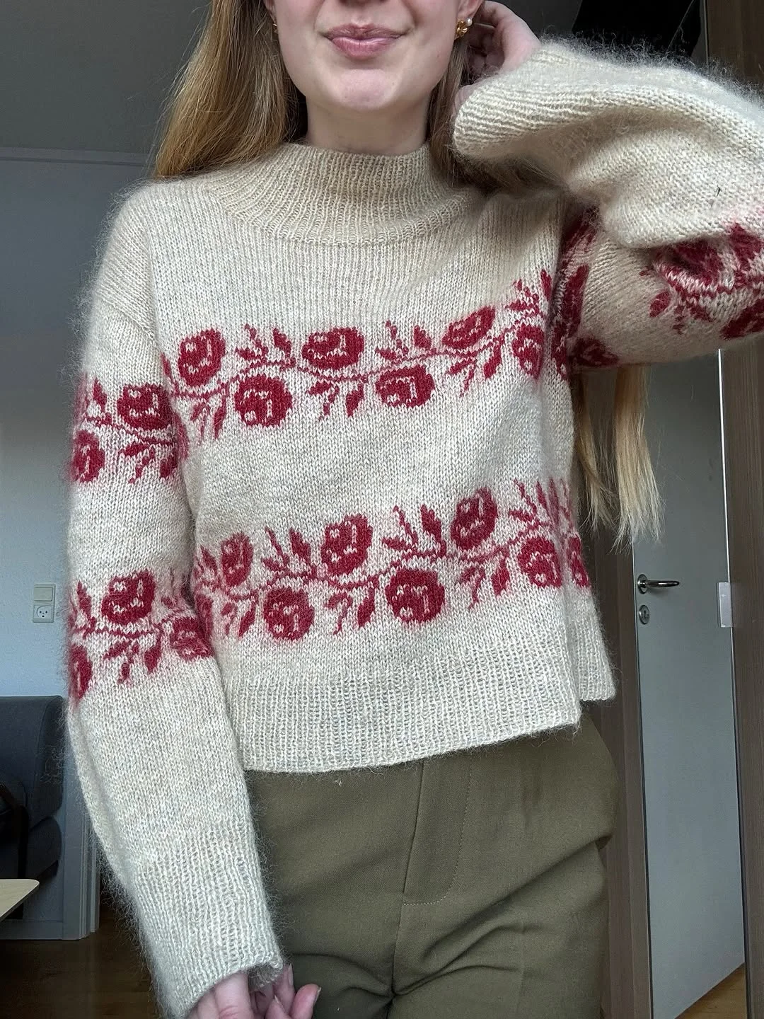 fall outfits with sweater 2026 Soft Floral Knitwear That Brings Romance Into Everyday Fall