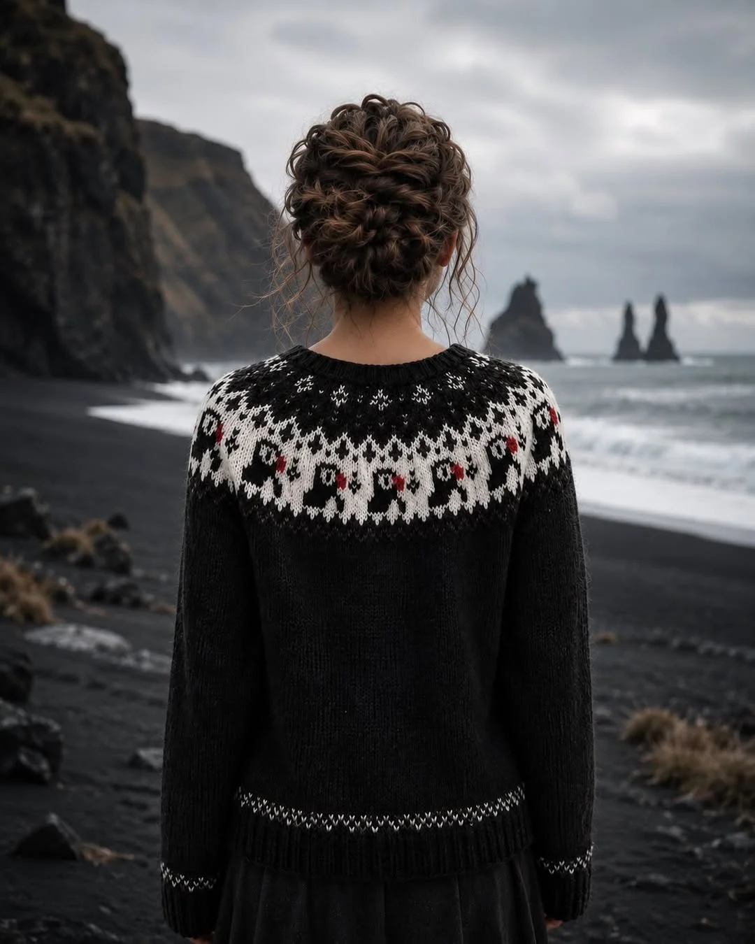 fall outfits with sweater 2026 Nordic Fair Isle Sweater Inspired By Cold Coastal Landscapes