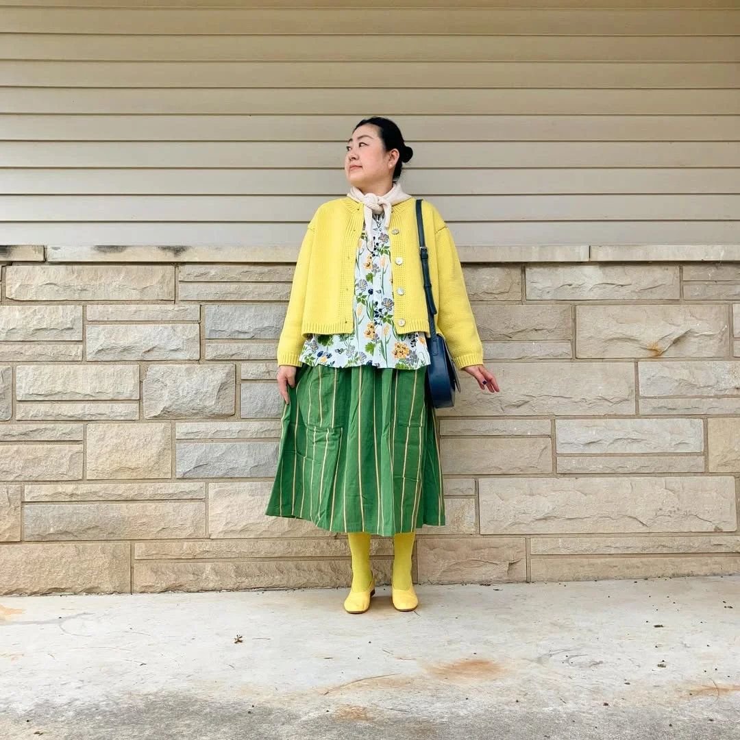 fall outfits with tights 2026 Colorful Layering That Brings Joy to Fall Dressing