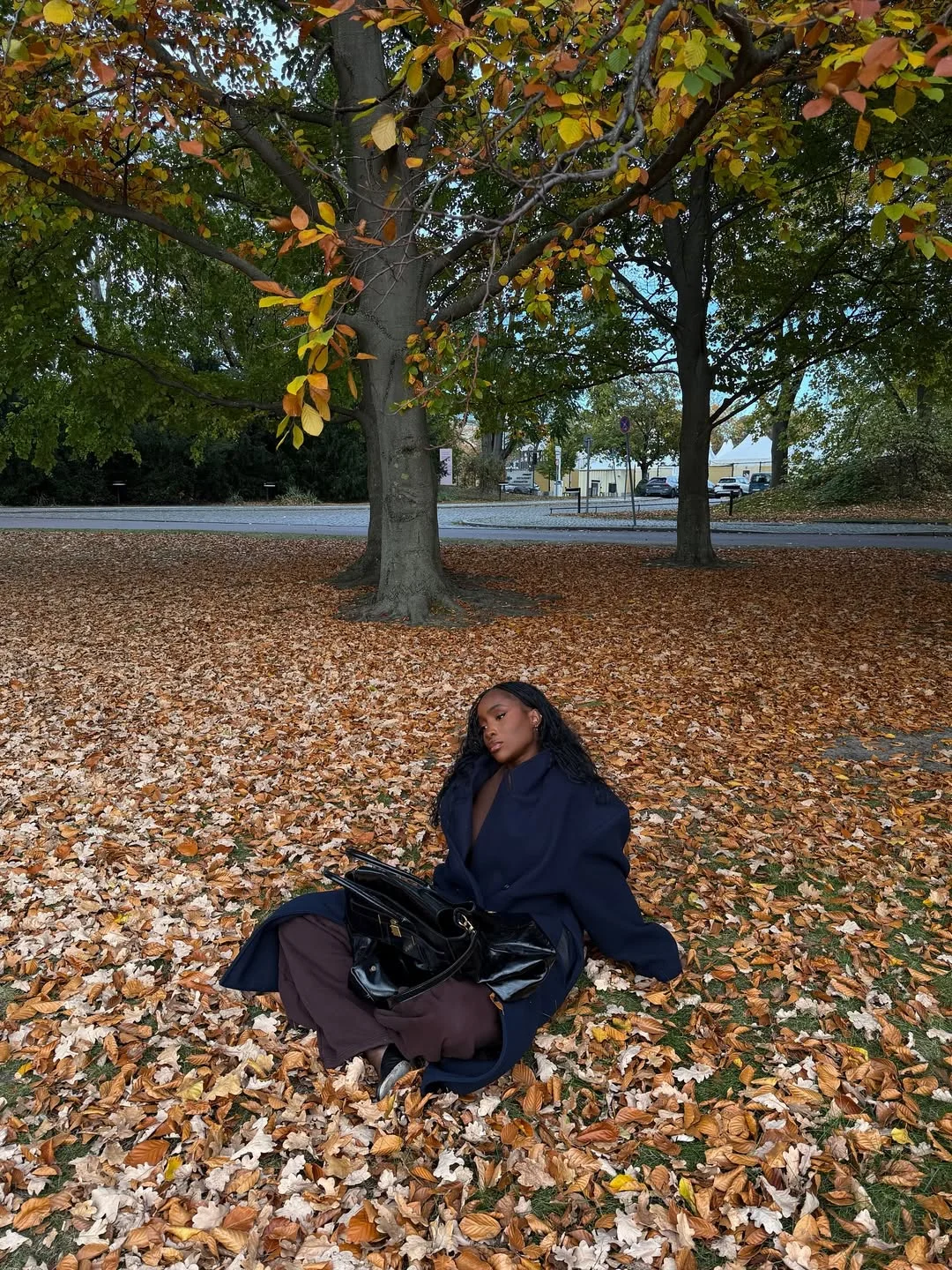 fall street style NYC outfits 2026 Dark Romantic Layers For Late Fall Afternoons