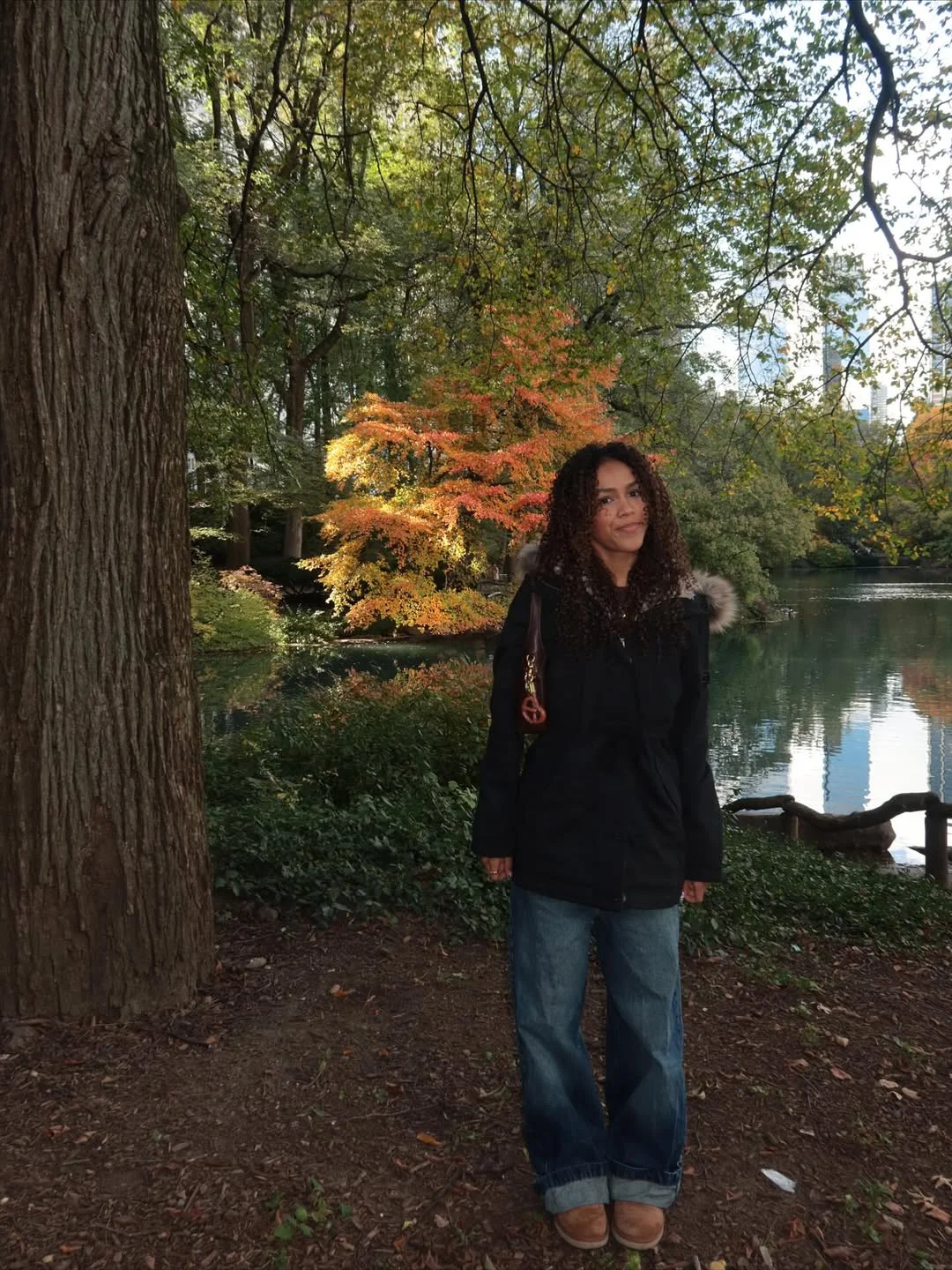 fall street style NYC outfits 2026 Relaxed Park Walk Layers For Early Cold Weather