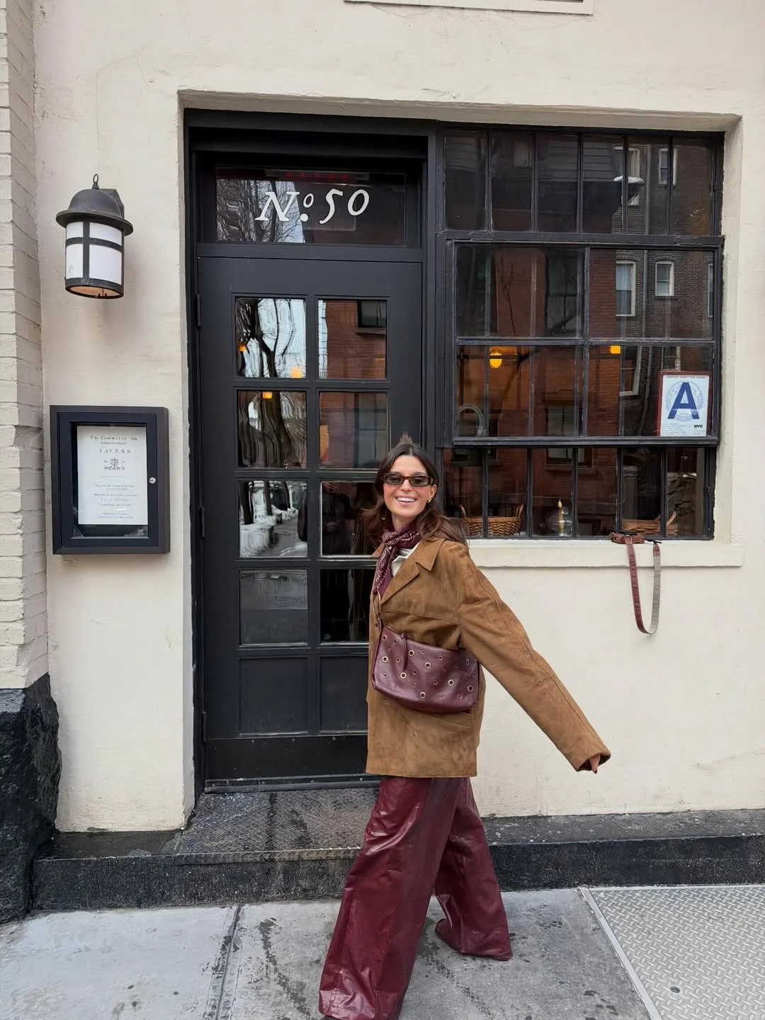 fall street style NYC outfits 2026 Rich Leather Tones For Downtown Energy