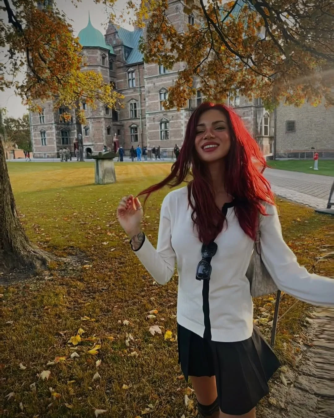 fall travel wardrobe for women 2026 Classic Black and White That Never Misses in Autumn