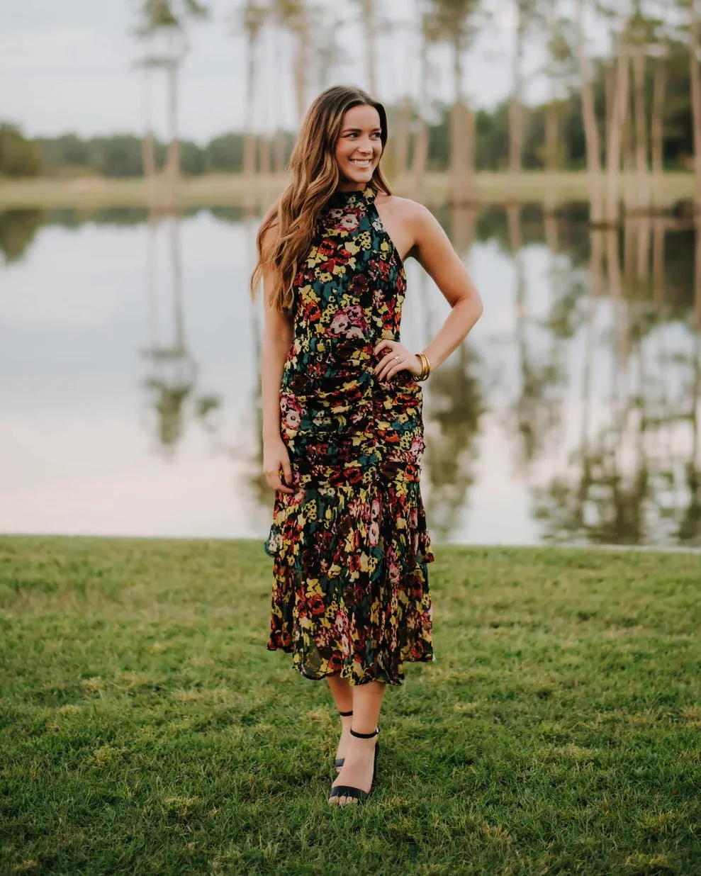 fall wedding guest dress 2026 Dark Floral Dresses That Feel Romantic Instead Of Overdone