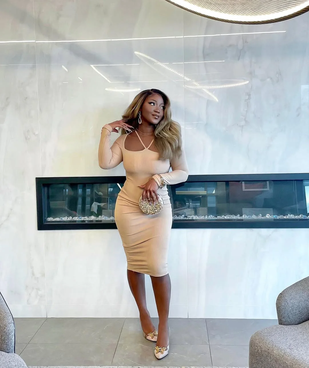 fall work outfits 2026 Elegant Neutral Dresses That Transition Beautifully Into Fall