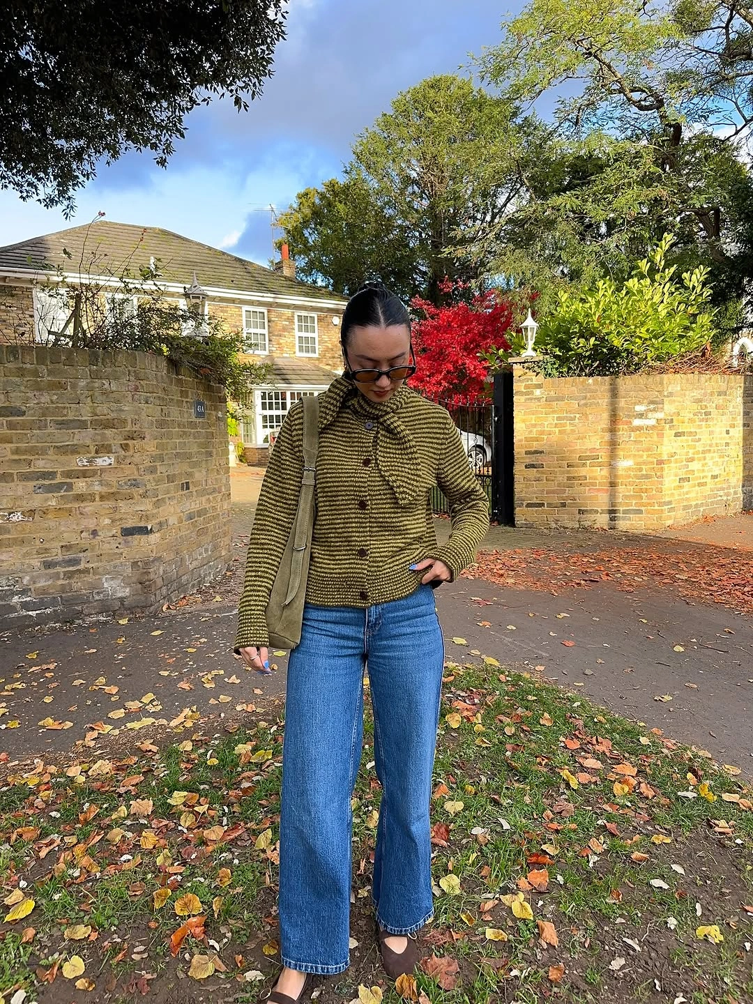 nice fall outfits 2026 Olive Textures And Classic Denim For Timeless Autumn Style