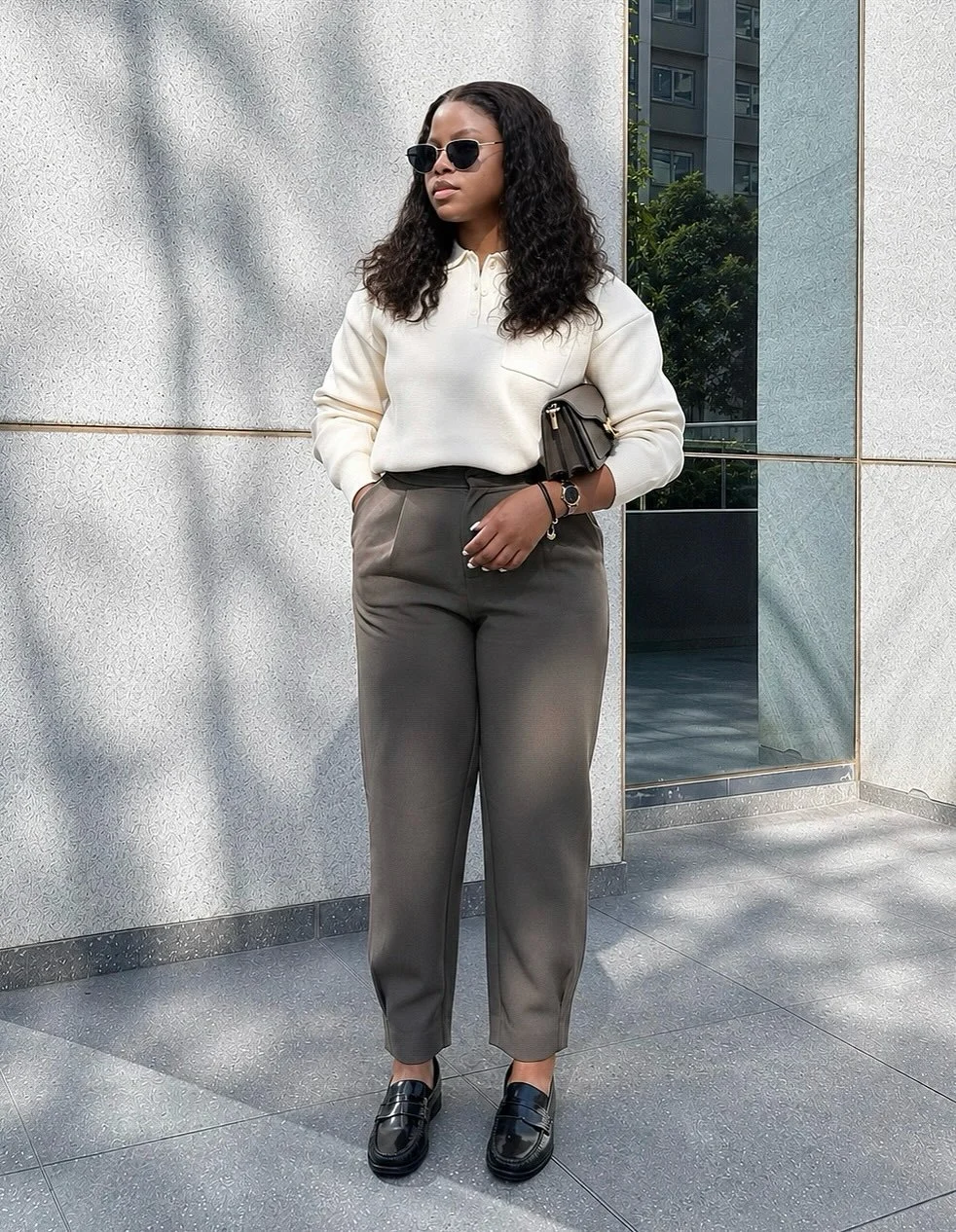simple fall outfits 2026 Tailored Trousers and Knit Pullovers for Everyday Elegance