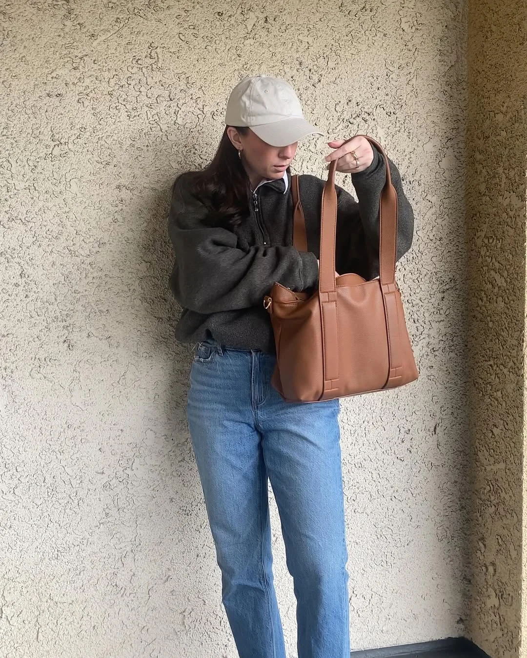 simple fall outfits 2026 Relaxed Denim and Half-Zip Knits for Everyday Comfort
