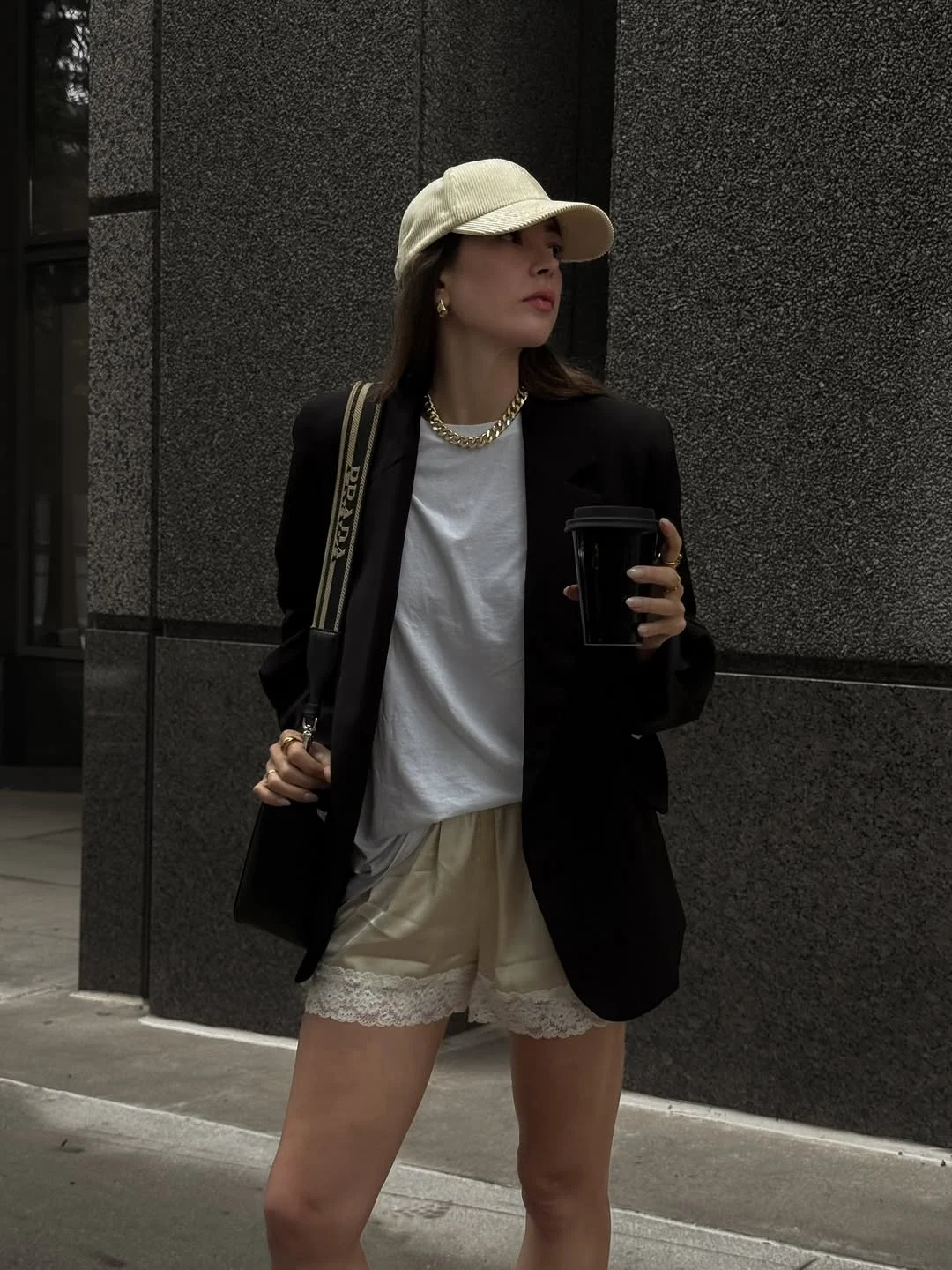 Summer to fall outfits 2026 Sporty Layers And Lace Shorts Somehow Work Perfectly Together