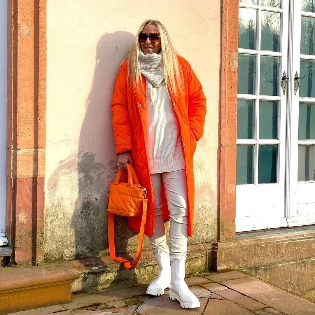what to wear in fall 2026 over 50 Bright Tangerine Layers That Instantly Lift a Gray Fall Day