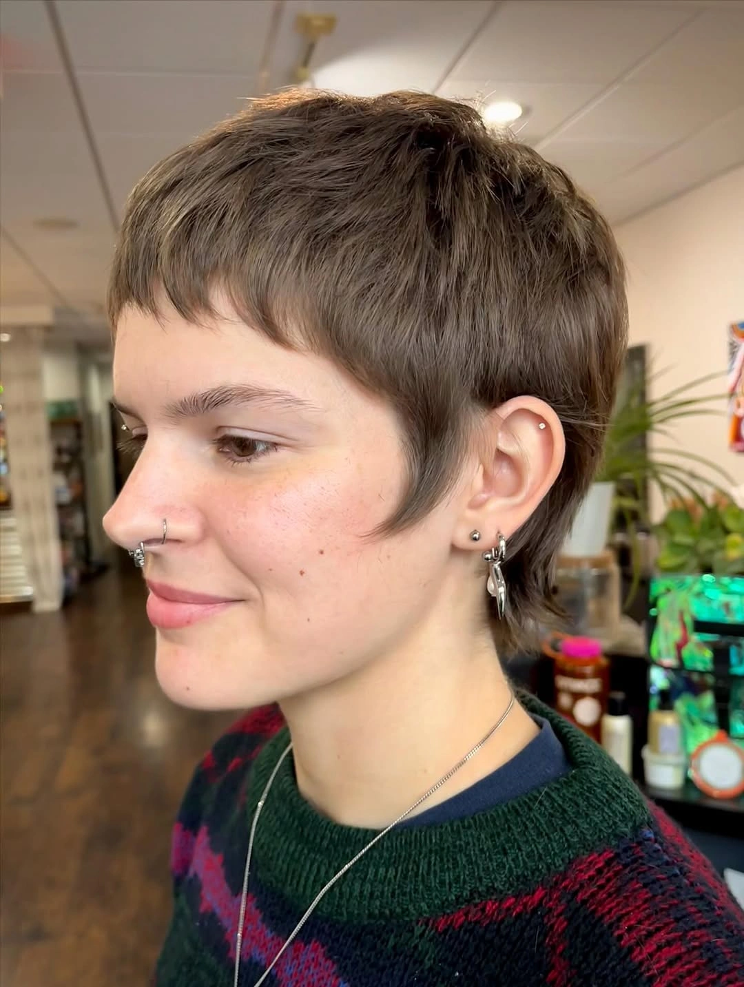 bixie haircut Minimalist Crop with Soft Tapered Edges