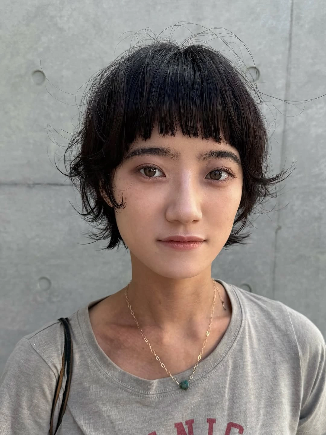 bixie haircut Soft Japanese-Inspired Bixie with Micro Bangs