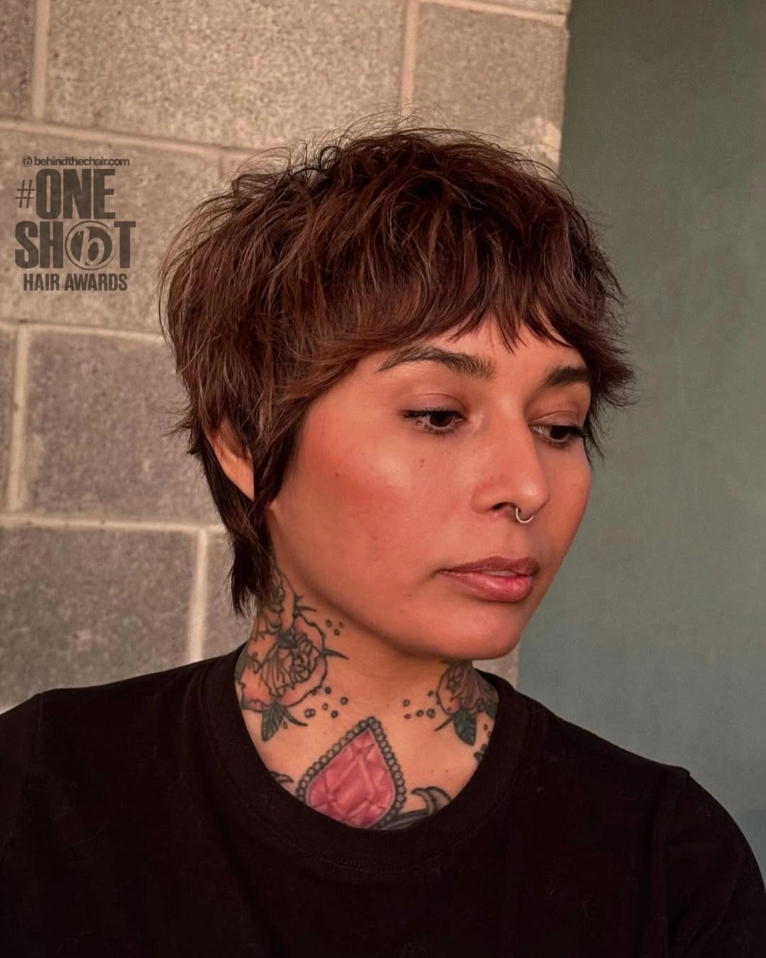 bixie haircut Textured Chocolate Bixie with Effortless Movement