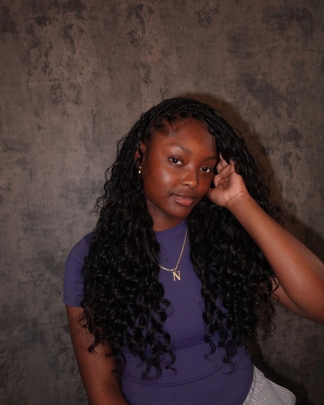 bora bora braids hairstyle Glossy Loose-Wave Bora Bora Braids With Romantic Finish
