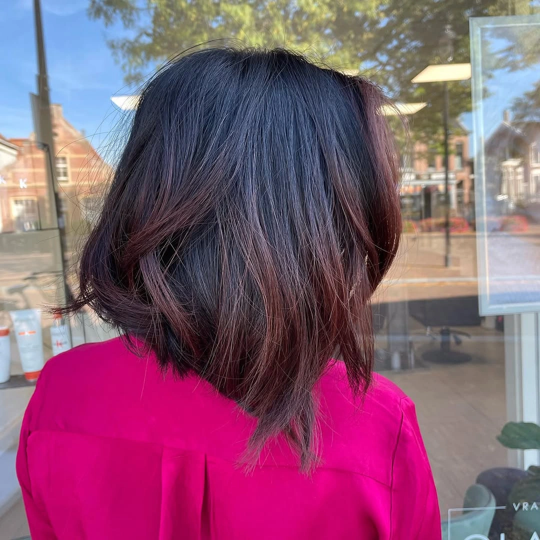 fall bob haircut ideas 2026 Soft Chocolate Bob With Lived-In Texture