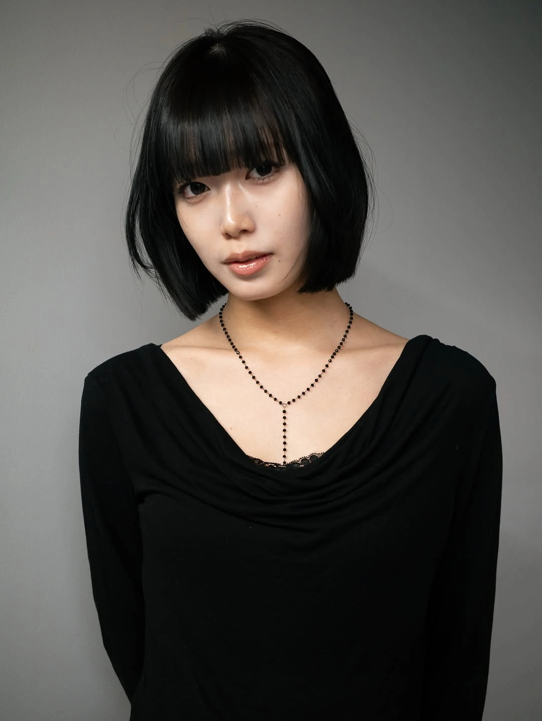 fall bob haircut ideas 2026 Classic French-Inspired Bob With Sleek Full Bangs