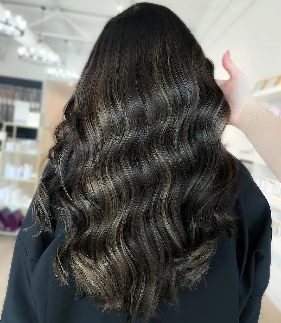 Fall brunette hair colour 2026 Velvet Espresso Brunette with Invisible Balayage